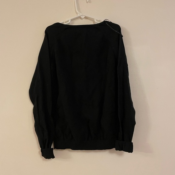 Camaieu button up black sweater - Picture 3 of 3